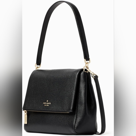 kate spade Handbags - Kate Spade Black Leather Shoulder Bag